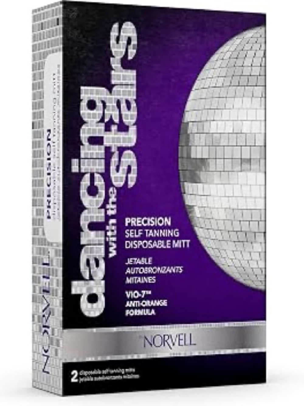 Norvell Dancing with the Stars Precision self tanning disposable mitt- 2 pack
